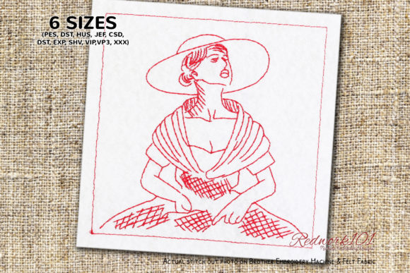 1940s Fashionable Girl Embroidery Review