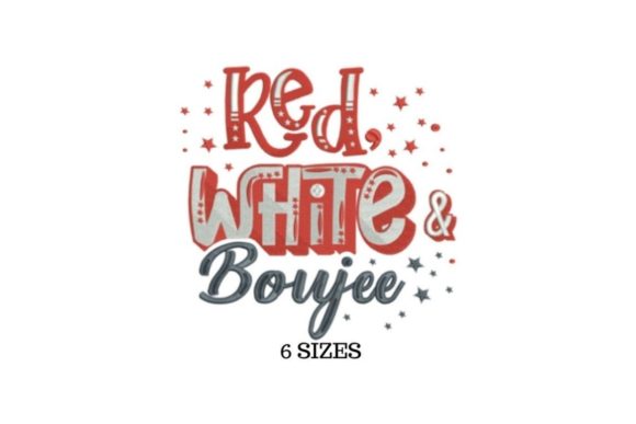 Boujee 4th of July Embroidery Review