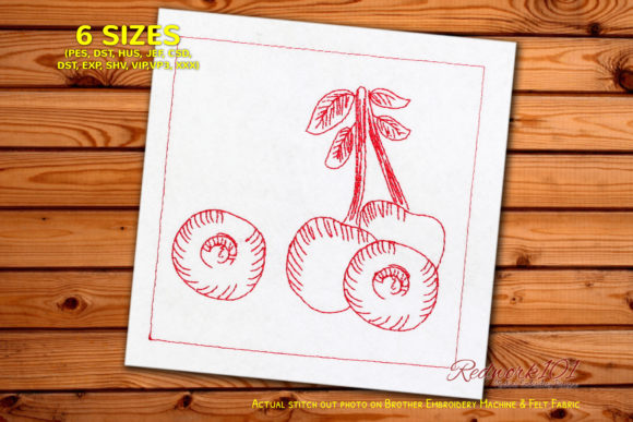 Bunch of Juicy Cherries Embroidery Review