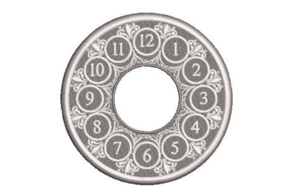 Clock Face Flower Embroidery Design Review