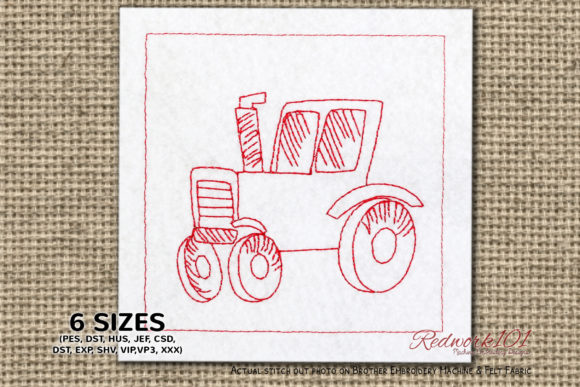 Cute Farm Tractor Embroidery Review