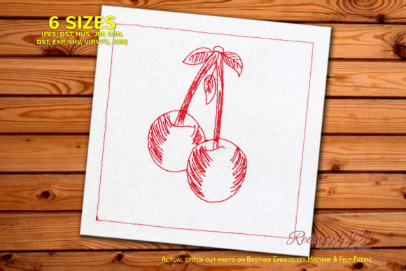 Dark Sweet Cherries Embroidery Review