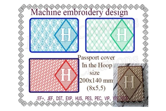 In the Hoop Passport Cover - H for Holiday Gifts