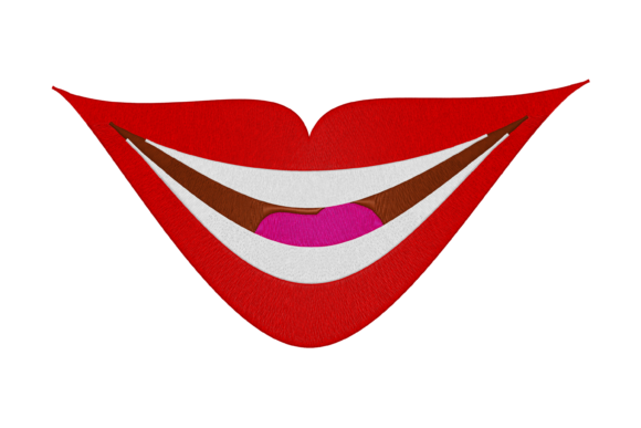 Lips Smile Embroidery Design Review