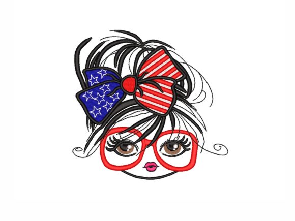 Patriotic Girl Embroidery Review