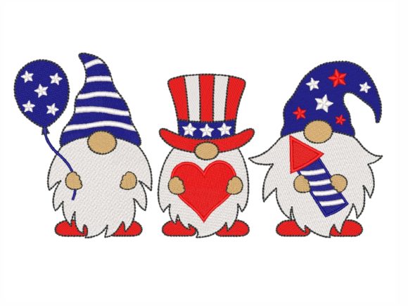 Patriotic Gnomes Embroidery Review