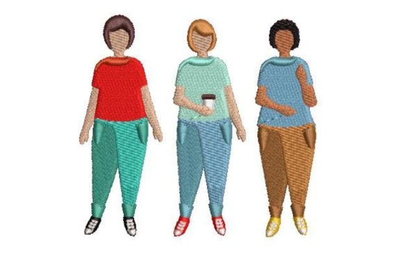 Plussize People: A Seasonal Embroidery Gem for Holiday Collections