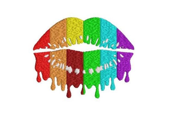 Pride Dripping Lips Embroidery Review