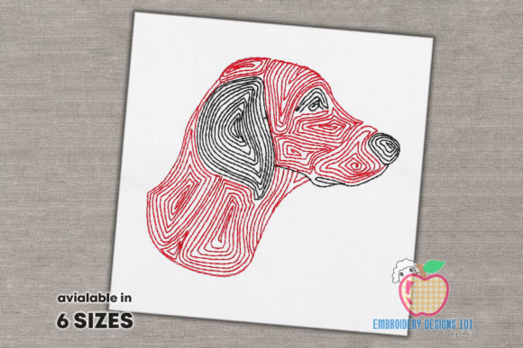 Weimaraner Dog Face Embroidery Review