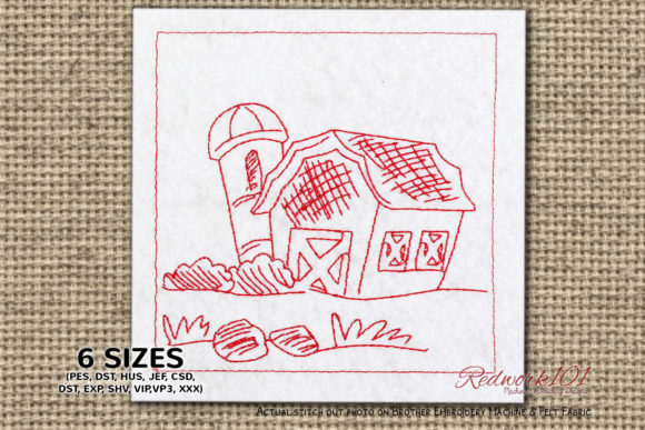 Wooden Farm House Embroidery Design Review